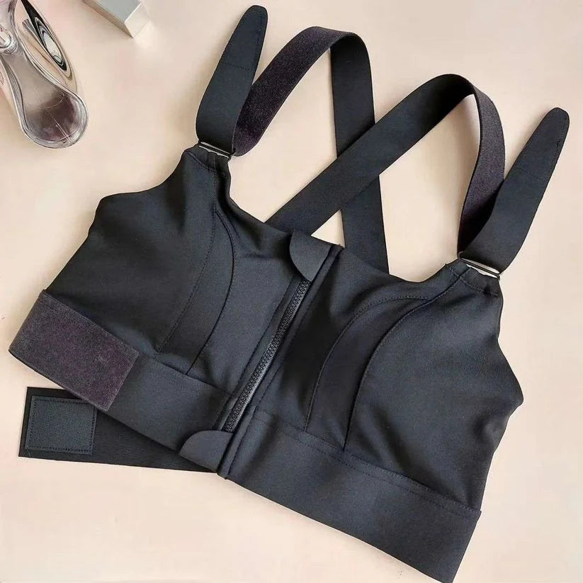 Premium Quality Front Zipper Sports Bra