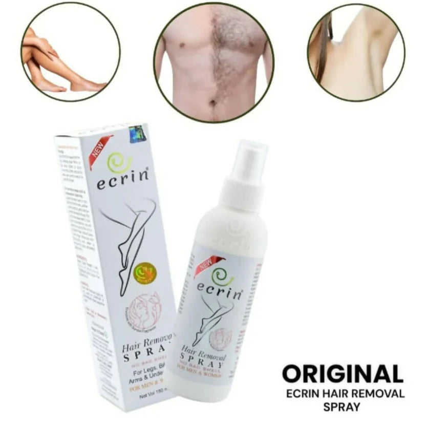 Ecrin Hair Removal Spray, Fast & Easy Hair Removal Solution